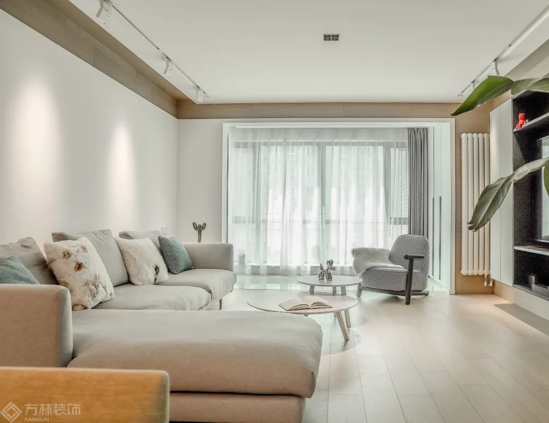 日式风格 108㎡日式极简家又美又舒适-客厅